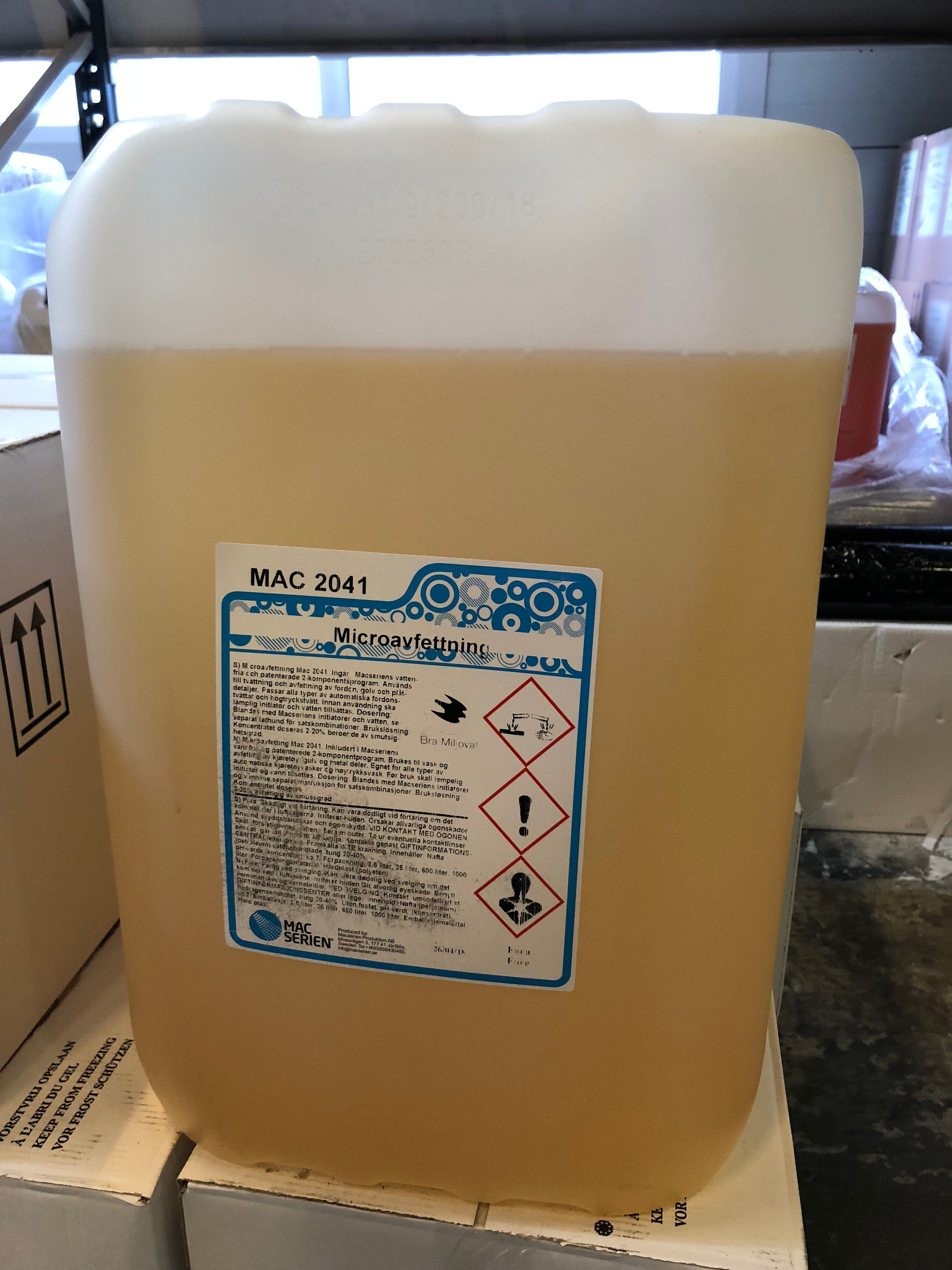 Microavfetting 230 ltr